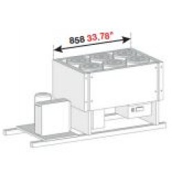 BANCO A POZZETTO GELATO VENTILATO VASCA SENZA RISERVA SENZA PIANO 6 FORI NEW ERA