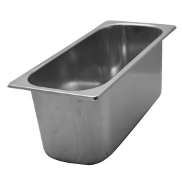 VASCHETTA PER GELATO IN ACCIAIO INOX AISI 304 MOD. VG 361618