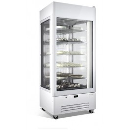 VETRINA ESPOSITIVA NEGATIVA MOD. VENERE 90 NSB / NSW CON 3 LATI VETRATI