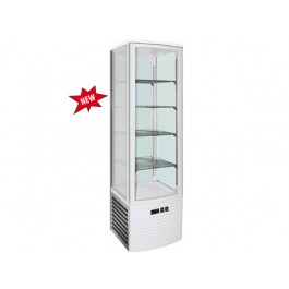 VETRINA ESPOSITIVA 4 LATI 280 LT REFRIGERAZIONE VENT. TEMP +2+8°C G-LSC280