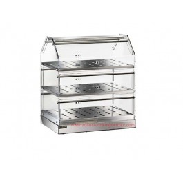 VETRINA NEUTRA IN ACCIAIO INOX 3 PIANI L.50 CM VBN 4753