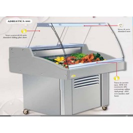 BANCO VENDITA PESCHERIA MOD. ADRIATICA 900 CON REFR. STATICA