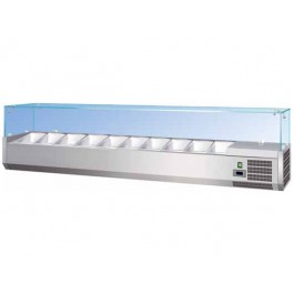 VETRINA REFRIGERATA DA 140 PER CONDIMENTI PIZZA 6 GN1/4 G-RI14033V