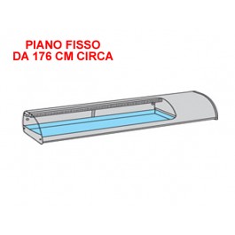 VETRINA REFR. PER SUSHI PIANO FISSO mod. SUSHI 10 PI DA 176 CM