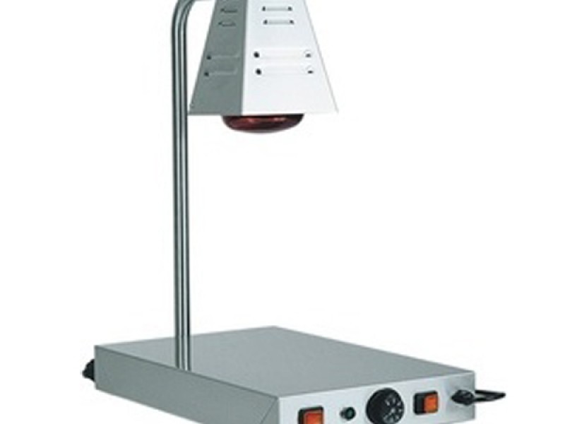 PIANO CALDO INOX CON LAMPADA A RAGGI INFRAROSSI L 58 PCI 4718