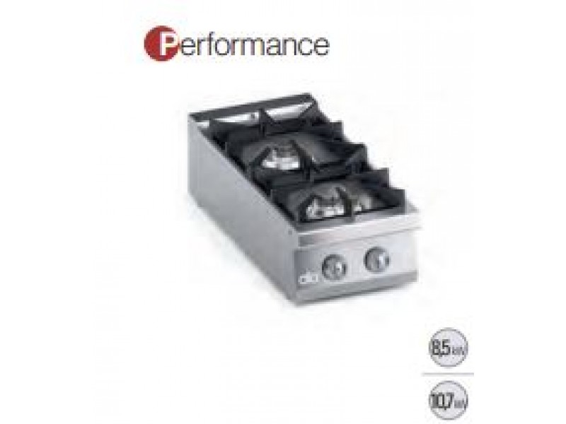 CUCINA 2 FUOCHI A GAS DA BANCO SERIE 90 PERFORMANCE K4GCU05TTP