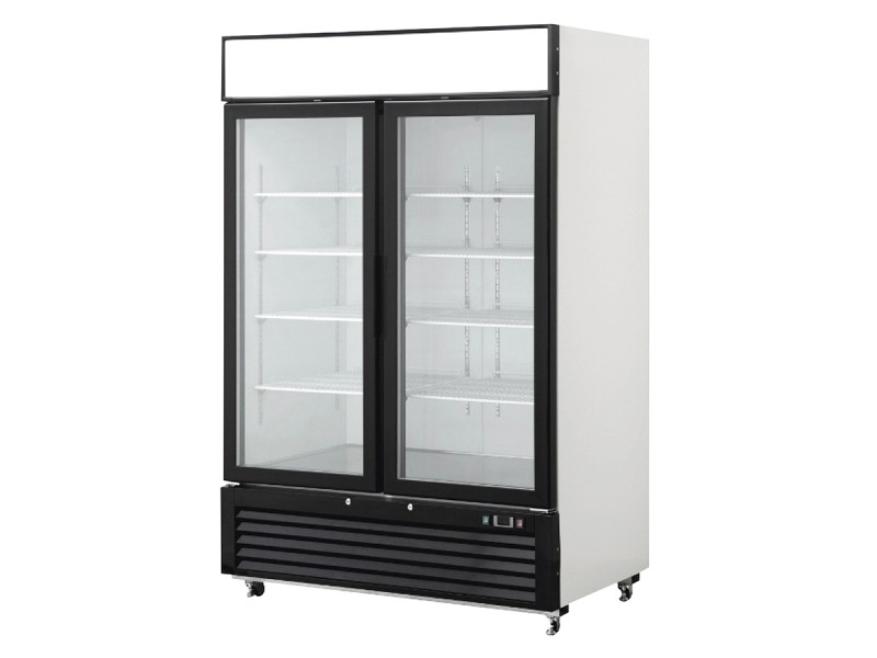 ARMADIO TN CON DOPPIA PORTA IN VETRO mod MCF8716-GR