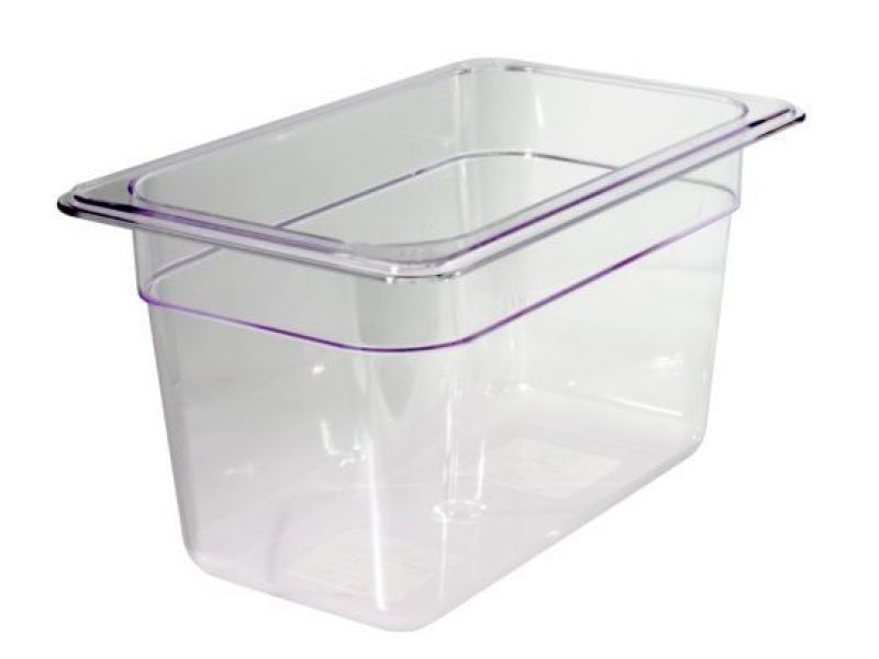 BACINELLA IN POLICARBONATO GN 1/4 MOD. GNP 14150 H 15