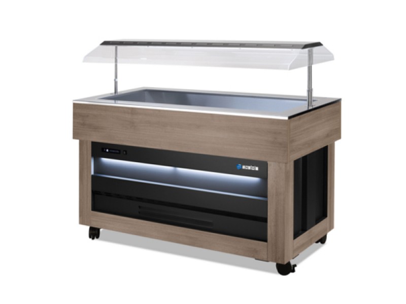 ESPOSITORE REFRIGERATO DA BUFFET MOD BREAKFAST CALDA DELUXE