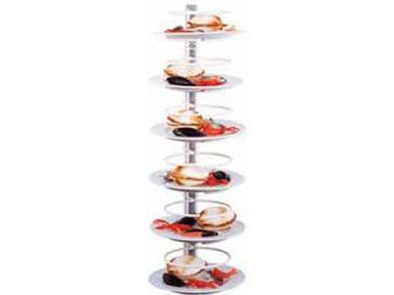 CARRELLO PORTA PIATTI D'AGGANCIO PER 12 PIATTI 18/23CM mod. CA1439P