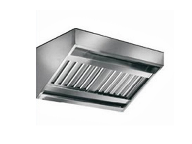 CAPPA SNACK IN ACCIAIO INOX S/ASPIRATORE L160XP110XH50 ES 11/16