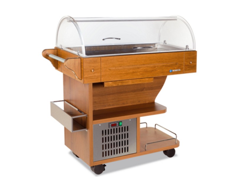 ESPOSITORE REFRIGERATO DA BUFFET MOD CARRELLO