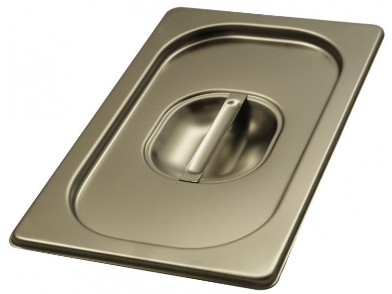 COPERCHIO IN ACCIAIO INOX AISI 304 GN 1/4