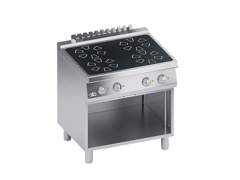 CUCINA A INDUZIONE 4 PIASTRE VANO A GIORNO SERIE 70 K7ECI10VV