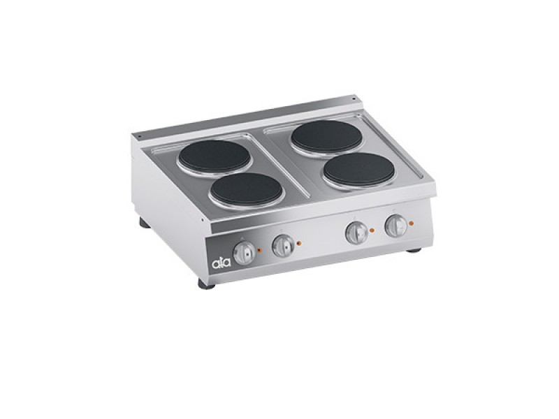 CUCINA ELETTRICA 4 PIASTRE TONDE DA BANCO SERIE 70 PERFORMANCE K7ECU10TT