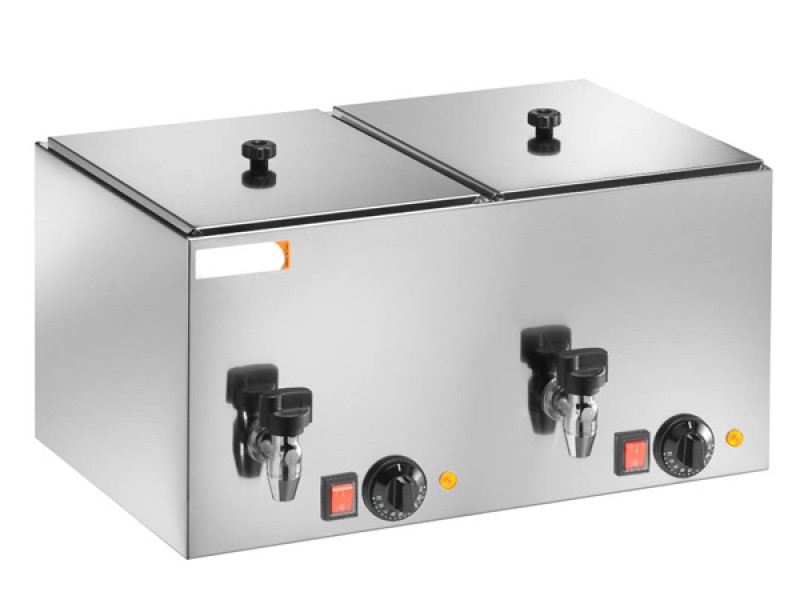 CUOCI SCALDA WURSTEL 2 SW20 VASCHE E RUBINETTO