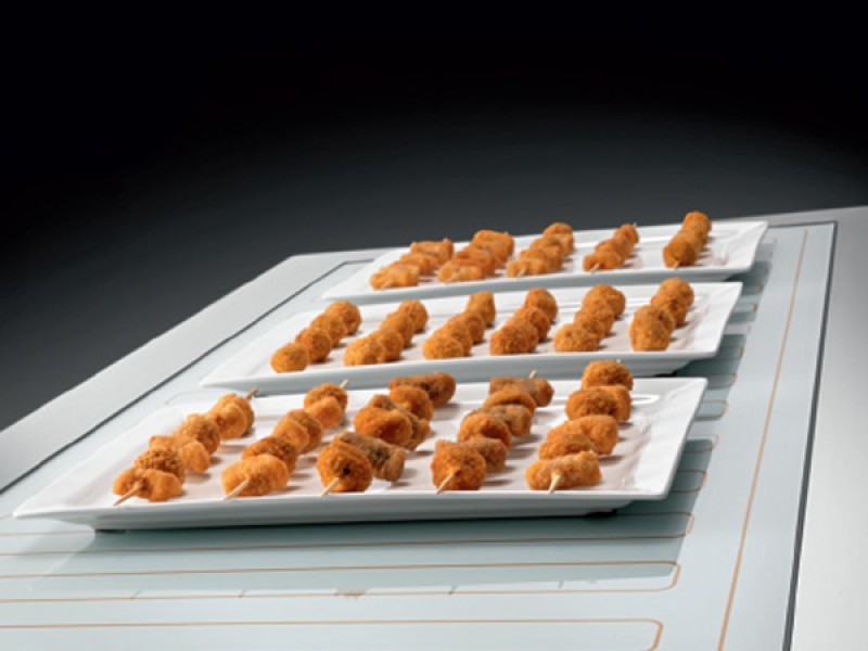 BANCO VENDITA VETRINA DROP IN CALDO SECCO SENZA VETRI SENZA PANNELLATURA MIS. L132XP81,5XH95