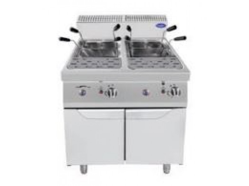 CUOCIPASTA DOPPIA VASCA SERIE 700 MOD. AT7G8P-F