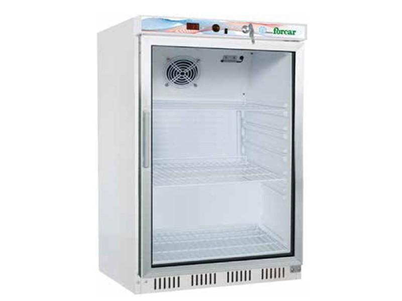 FRIGORIFERO STATICO CON VENTILATORE PORTA A VETRO G-ER200G