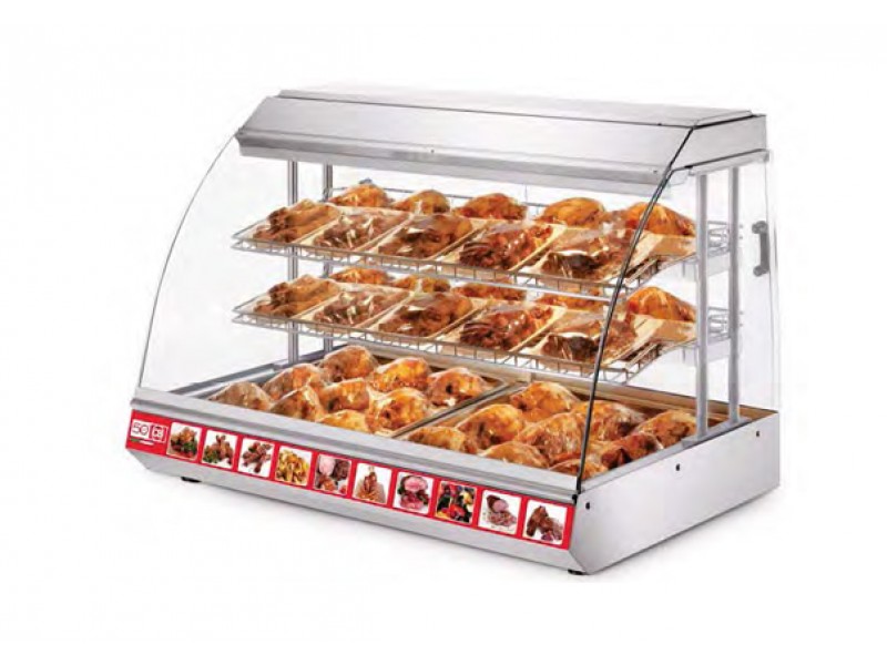 ESPOSITORE CALDO VENTILATO DA BANCO EVB 120 2R