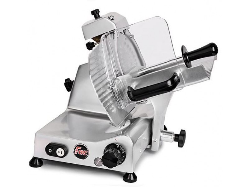 AFFETTATRICE A GRAVITA' MODELLO F 250 R CE AFFILATOIO FISSO 