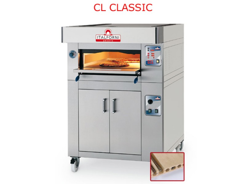 FORNO PIZZA ELETTRICO MODULARE CL CLASSIC LCB/I (INOX)TOTALMENTE REFRATTARIO 1 CAMERA L60XP90XH17
