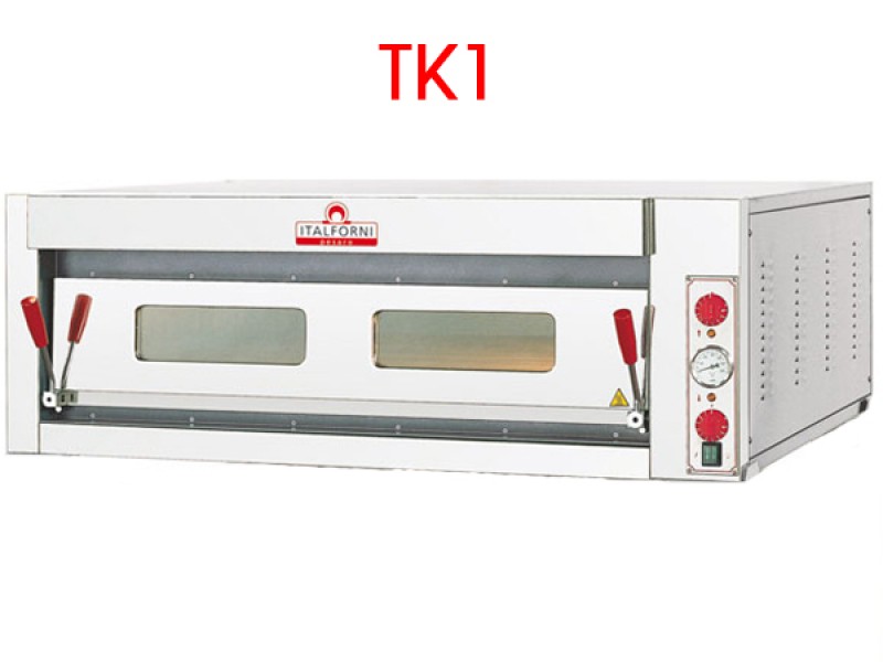 FORNO PIZZA ELETTRICO TKC1 A PIANO DI COTTURA REFRATTARIO L99XP99XH15