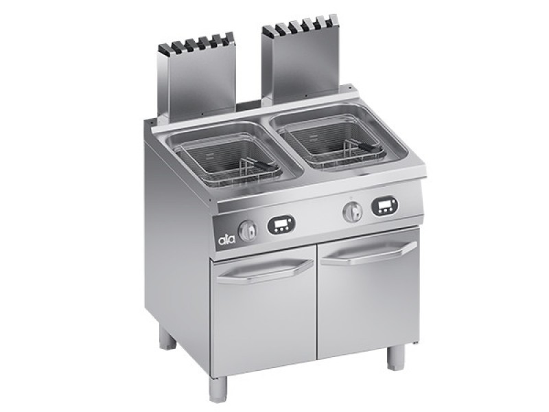 FRIGGITRICE A GAS DA 15+15 LT SERIE70 C/COMANDI ELETTRONICI K7GFE1015