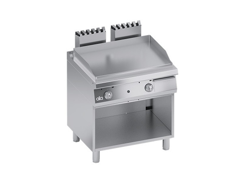 FRY TOP A GAS PIASTRA LISCIA VANO A GIORNO SERIE 70 SOLUTION C2GFL10VV