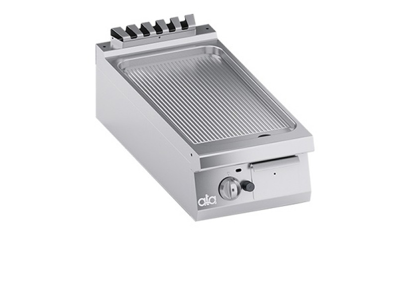 FRY TOP A GAS PIASTRA RIGATA DA BANCO RIBASSATO SERIE 90 PERFORMANCE K4GFBP05TTR