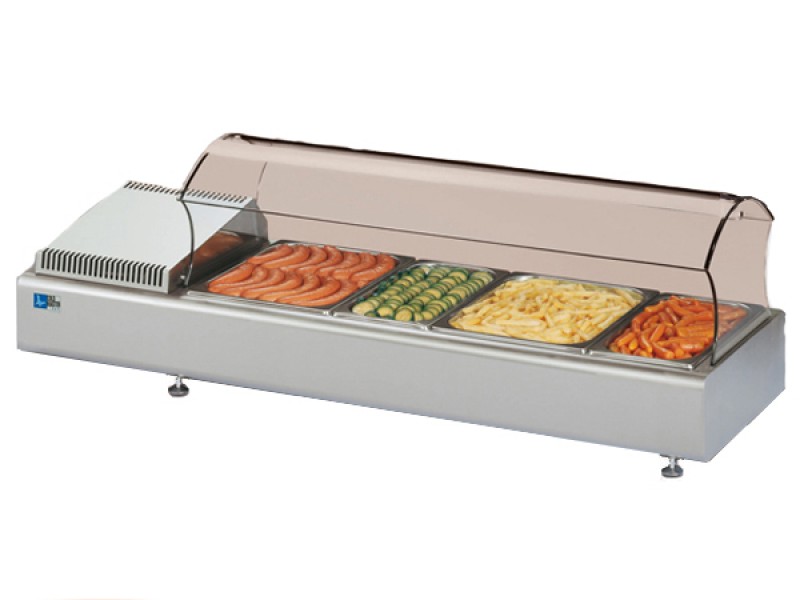 VETRINA RISCALDATA GASTROSERVICE DRY 1000 SS