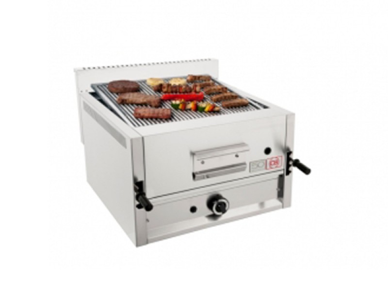 GRIGLIA A PIETRA LAVICA A GAS DA BANCO I-65