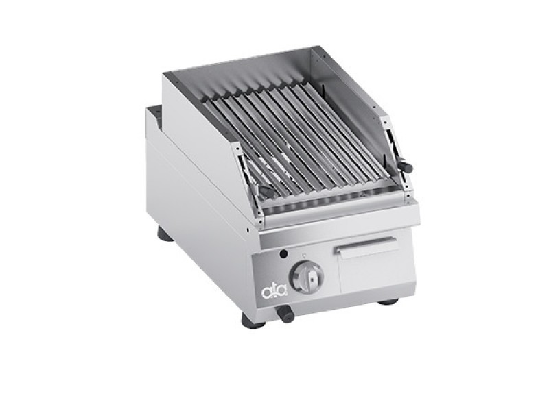 GRIGLIA PIETRA LAVICA DA BANCO PER CARNE SERIE 70 K7GPL05TTC