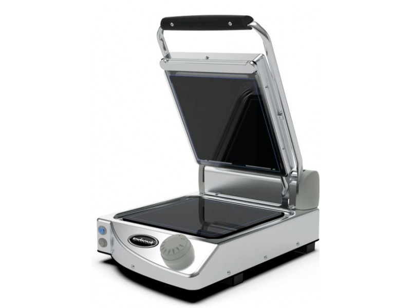 PIASTRA SINGOLA CON CONTROLLO MANUALE CON PIANI LISCI NERI MOD. SP 010 P 