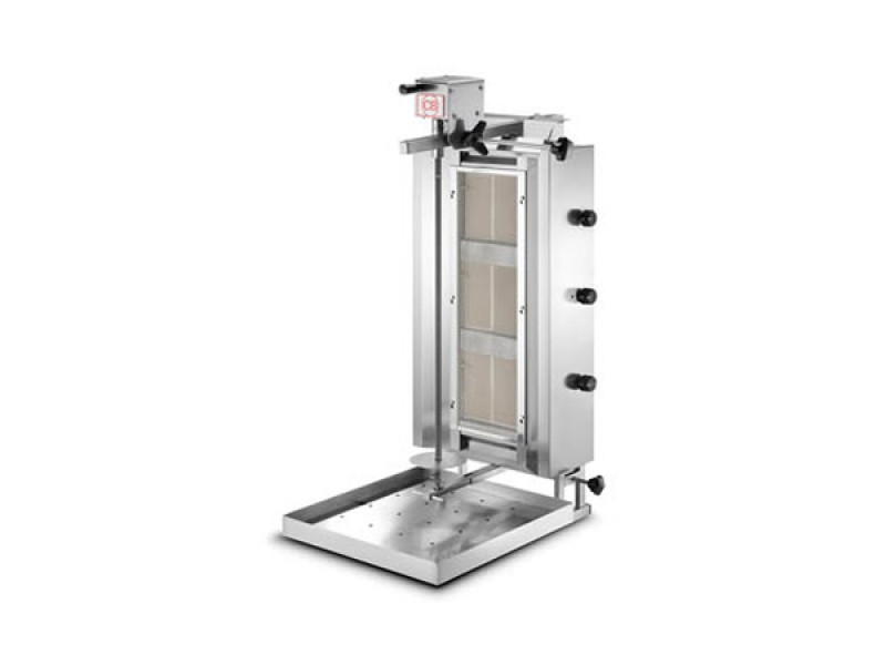 GYROS A GAS 3 BRUCIATORI CAPACITA' 15-20 KG mod. 3B/50