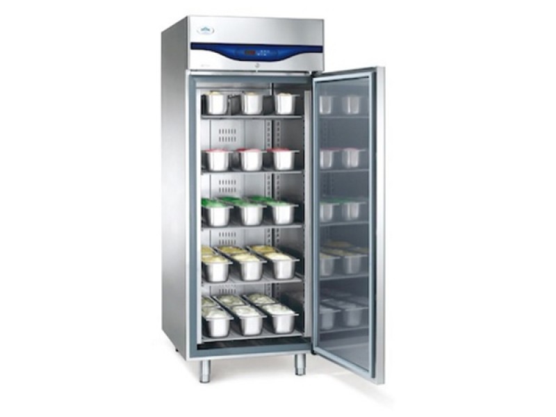 CONGELATORE VENTILATO PER GELATERIA PER 54 VASCHETTE DA 5 LT  CAPACITA'  875 LT mod. ICE 100 BTV
