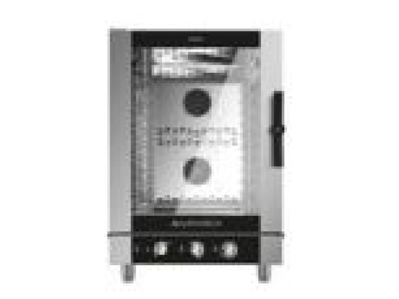 FORNO COMBINATO A VAPORE DIRETTO ELETTRICO 10 TEGLIE GN 1/1 MOD. ICON ICEM101E CON COMANDI ELETTROMECCANICI