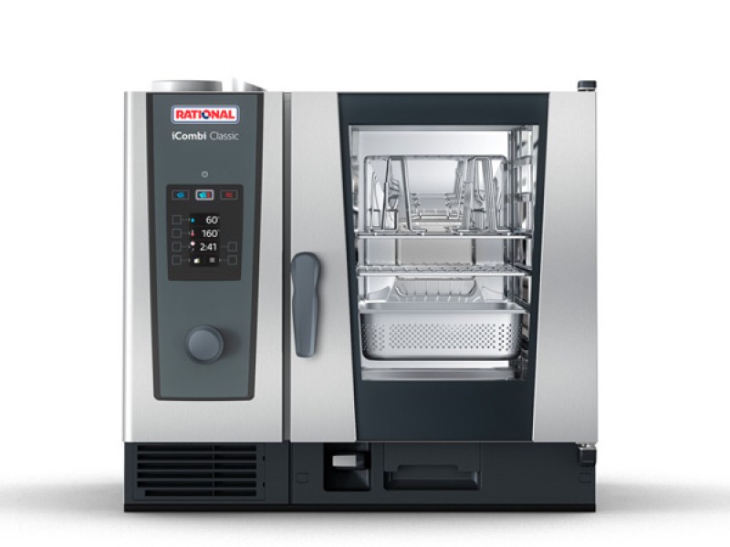 FORNO RATIONAL MOD. ICOMBI CLASSIC A GAS 6 GN 1/1 CON BOILER-TRATTATIVA RISERVATA-