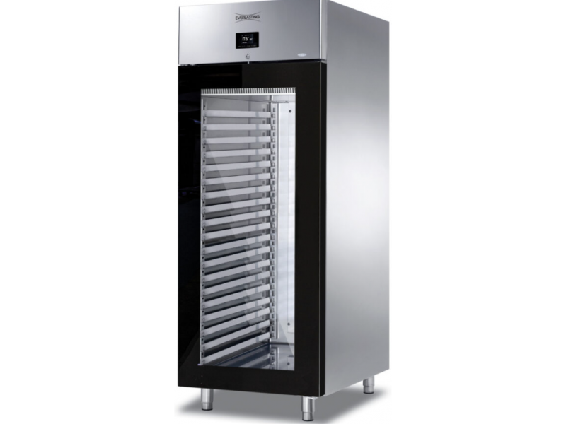 CONSERVATORE TEMP. -2° +10°C  CAP. 875LT  PER TEGLIE 60X80 PORTA A VETRO mod. PASTRY G 101 TNV cod.ADL231