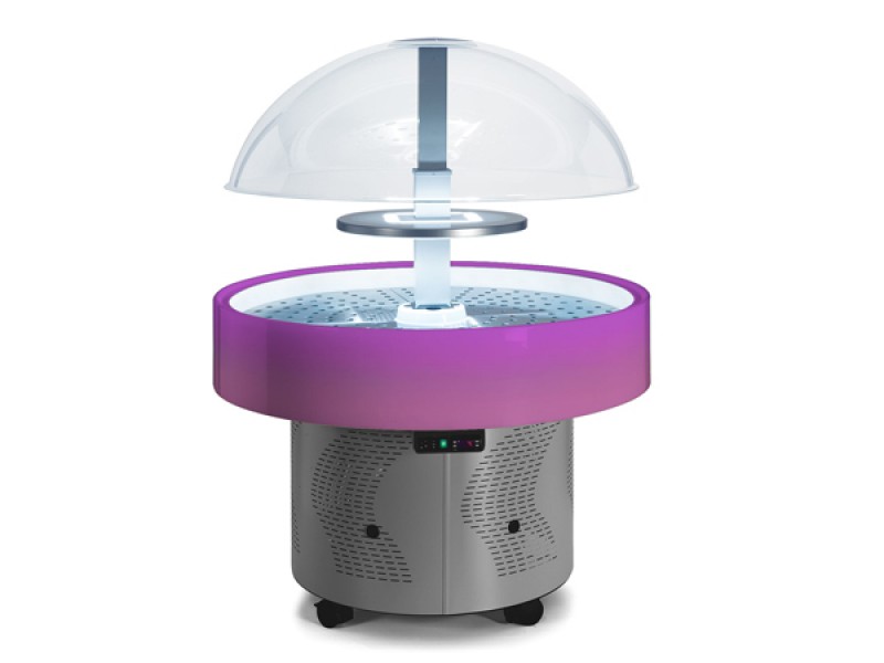 ESPOSITORE REFRIGERATO DA BUFFET MOD. ISOLA ARCOBALENO