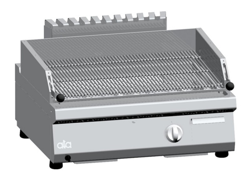 GRIGLIA MOBILE PIETRA LAVICA DA BANCO PER PESCE SERIE 70 K7GPL10TTP