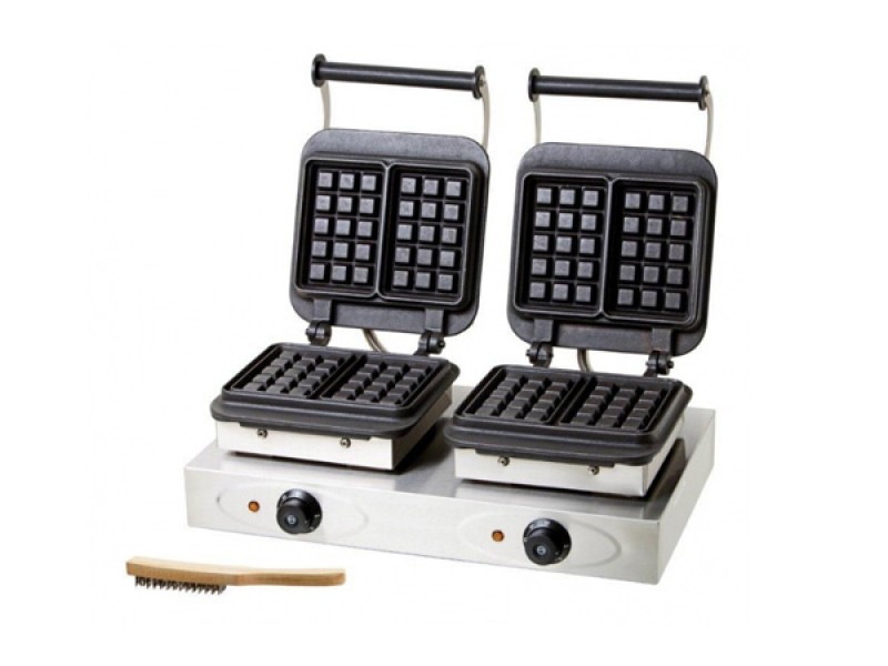 PIASTRA WAFFEL DOPPIA Mod. WM2-WT