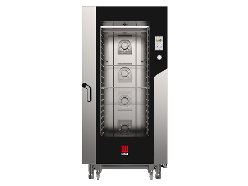 FORNO ELETTRICO COMBINATO CONVEZIONE VAPORE 20 TEGLIE 1/1 GN CON TOUCH SCREEN mod. MFK 2011 TS