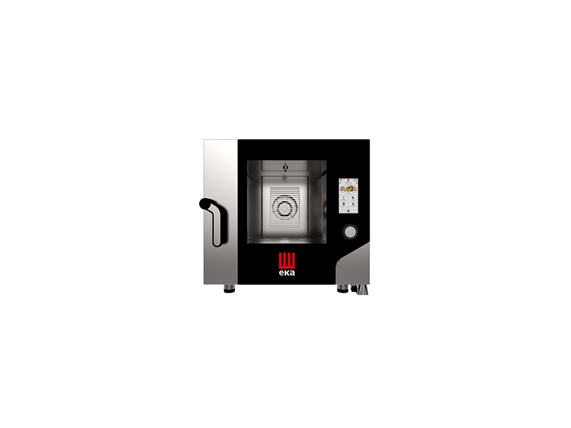 FORNO ELETTRICO COMBINATO CONVENZIONE VAPORE 5 TEGLIE 1/1 GN CON TOUCH SCREEN mod. MKF 511 TS