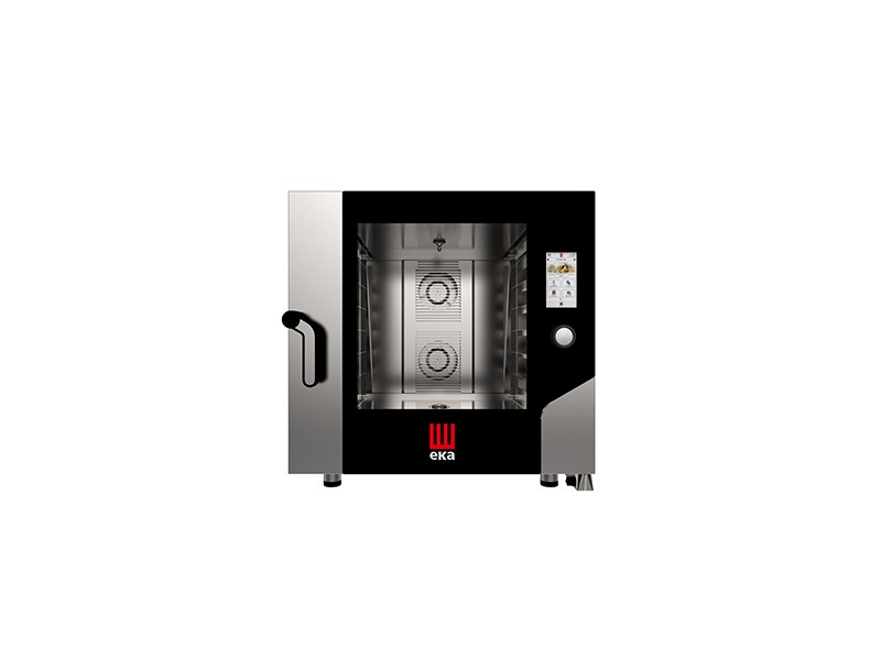 FORNO ELETTRICO COMBINATO CONVEZIONE VAPORE 6 TEGLIE 600 X 400 MM CON TOUCH SCREEN mod. MKF 664 TS