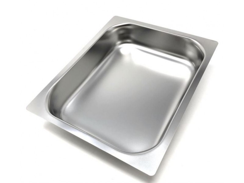 TEGLIA IN ACCIAIO INOX AISI 304 GN 1/2 H 15