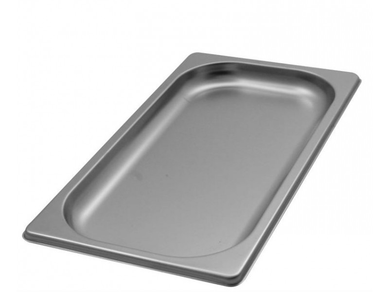 TEGLIA IN ACCIAIO INOX AISI 304 GN 1/3 H 6,5