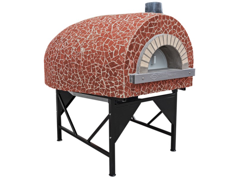 FORNO TRADIZIONALE A LEGNA MOD. TL120 120X120CM 7-8 PIZZE ESTERNO