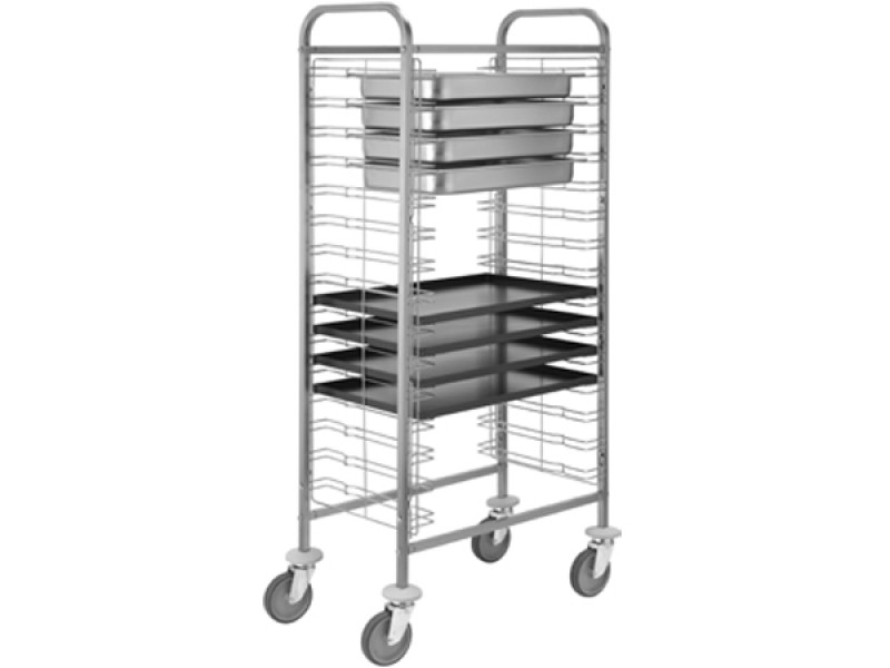 CARRELLO PORTABACINELLE 15 GN 1/1 H 6,5 CA1656
