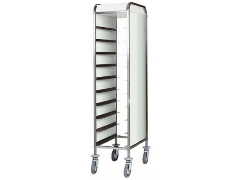 CARRELLO PORTAVASSOI SINGOLO PANNELLATO PERFEX BIANCO CA1450P
